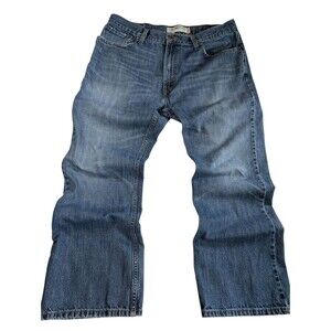 Levi's 527 Jeans Men's Blue Bootcut Denim Medium Wash Worn 38”x30”
